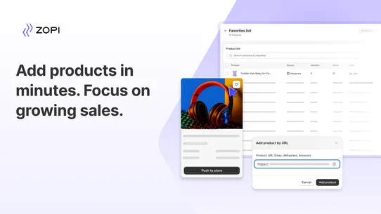 Zopi: AliExpress Dropship, POD screenshot