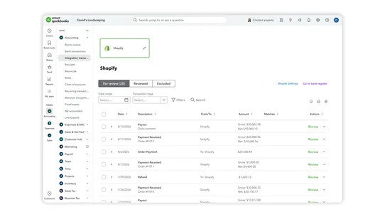 QuickBooks Online Global screenshot