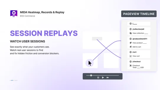 MIDA: Heatmap, Record &amp; Replay screenshot