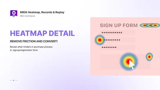 MIDA: Heatmap, Record &amp; Replay screenshot