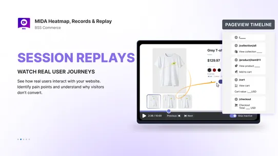 MIDA: Heatmap, Replay &amp; Record screenshot