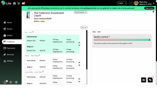 SP Lite ‑ Dropship Agents screenshot