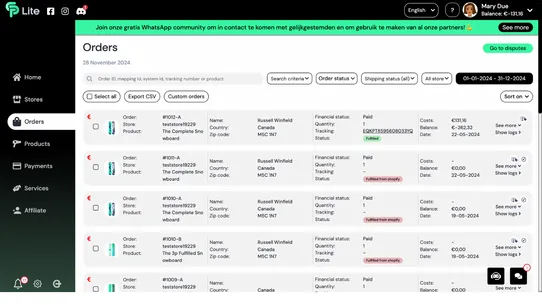 SP Lite ‑ Dropship Agents screenshot