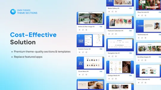 OT Section: Theme Sections screenshot