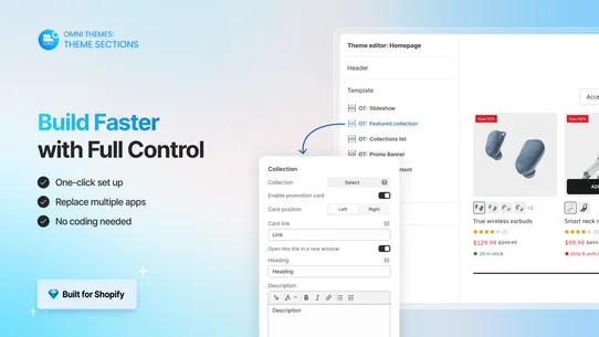 OT Section: Theme Sections screenshot