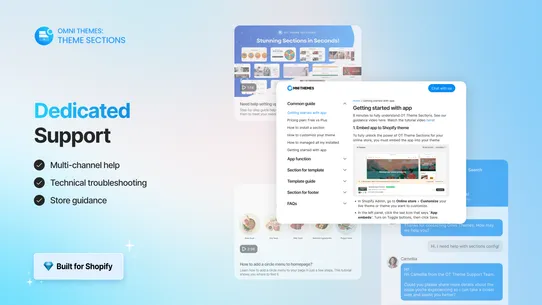 OT Section: Theme Sections screenshot
