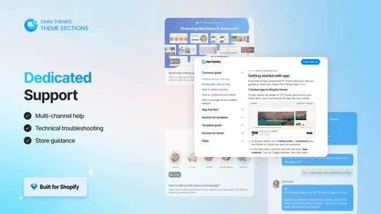 OT Section: Theme Sections screenshot