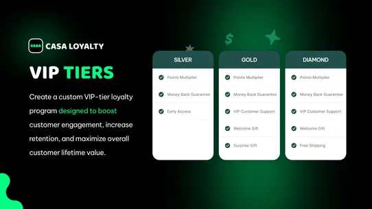 Casa Loyalty Rewards Referrals screenshot