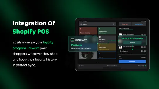 Casa Loyalty Rewards Referrals screenshot