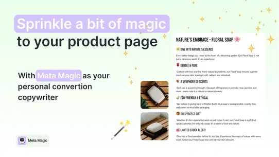 Meta Magic: AI Copywriter/SEO screenshot