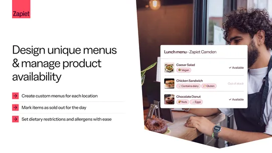 Zapiet Eats ‑ Restaurants screenshot