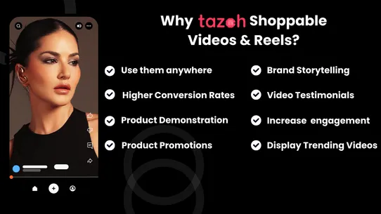 Tazoh Shoppable Videos &amp; Reels screenshot