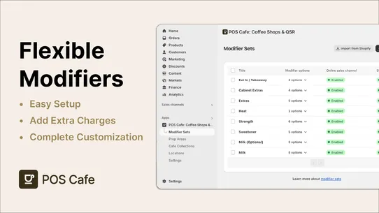 POS Cafe: Coffee Shops &amp; QSR screenshot