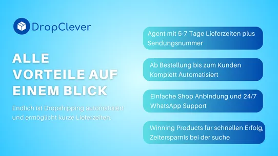 Dropclever ‑ Agent &amp; Produkte screenshot