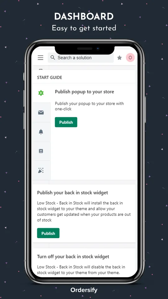 Ordersify: Restocked Alerts screenshot