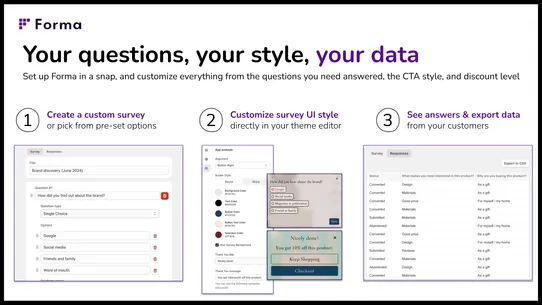 Forma | Surveys that Convert screenshot