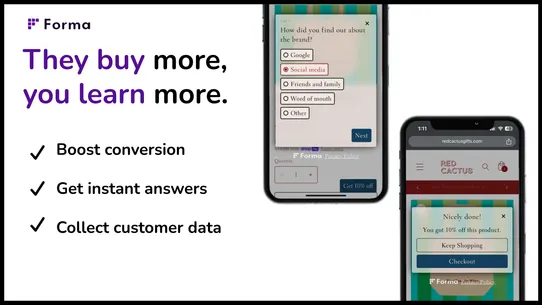 Forma | Easy customer research screenshot