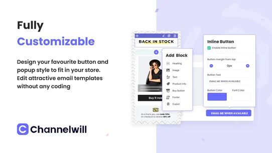 Channelwill Back in Stock screenshot