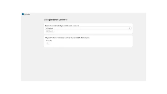 Value IP Blocker screenshot