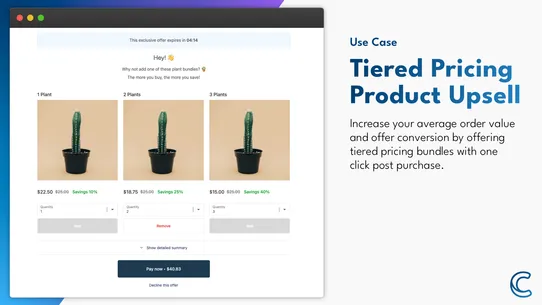 Post Checkout Upsells &amp; Promos screenshot