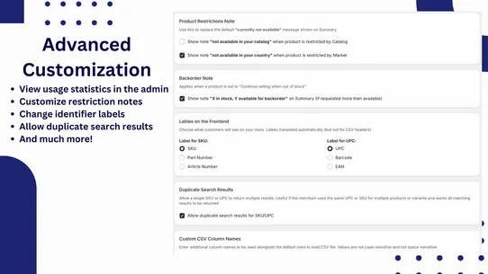 B2B Bulk Order / CSV Upload screenshot