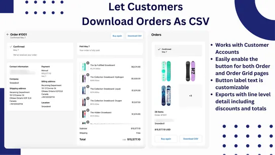 B2B Bulk Order / CSV Upload screenshot