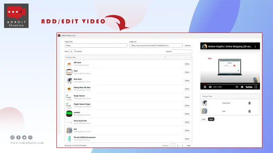 AdroitShopLive: Video Shopping screenshot