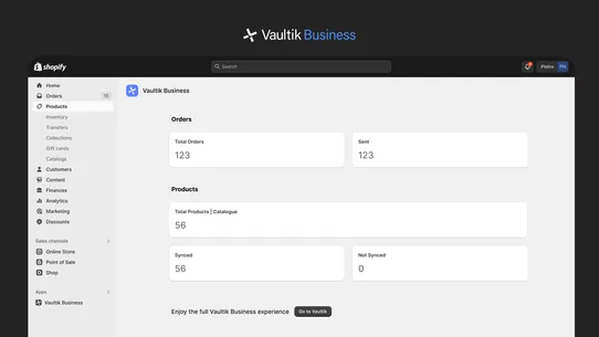 Vaultik Business screenshot