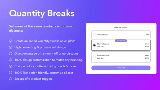 Weebe Quantity Breaks &amp; Bundle screenshot