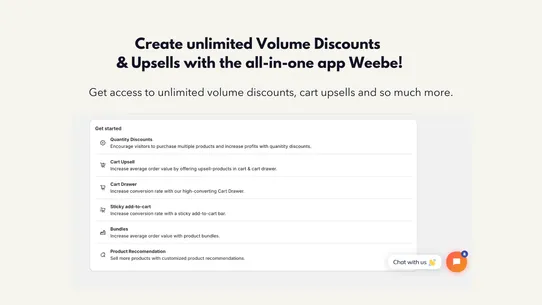 Webee: Product Bundle &amp; Upsell screenshot