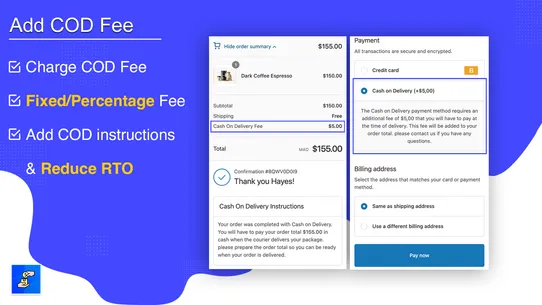 Cash on Delivery Fee ‑ CODFEE screenshot