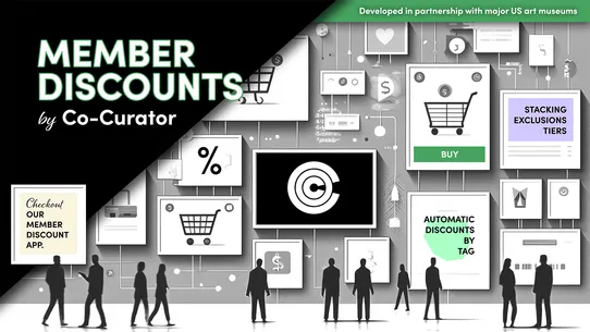 Member Discounts by Co‑Curator screenshot