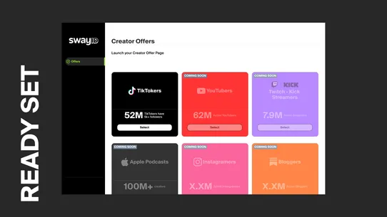 SwayID: Creator Offer Links screenshot
