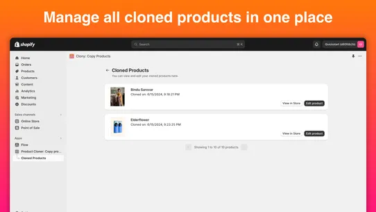 Clony: Copy Products screenshot