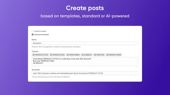 AutoPost: AI Social Media Post screenshot