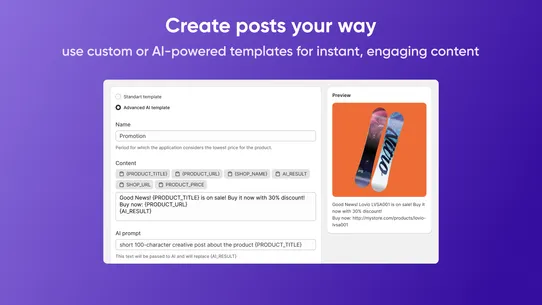 AutoPost: AI Social Media Post screenshot