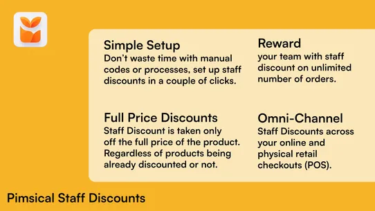 Pimsical Staff Discount screenshot