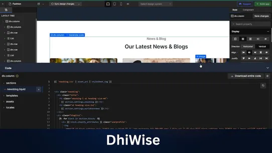 DhiWise screenshot