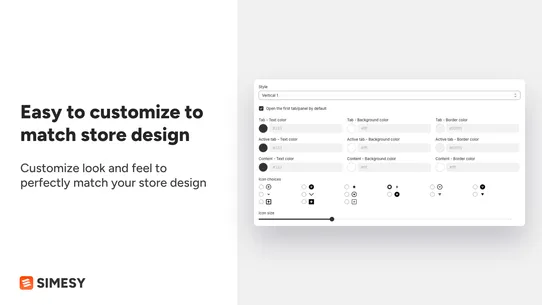 SM Product Tabs &amp; Accordion screenshot