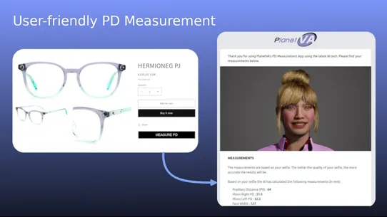 PlanetVA PD Measurement screenshot