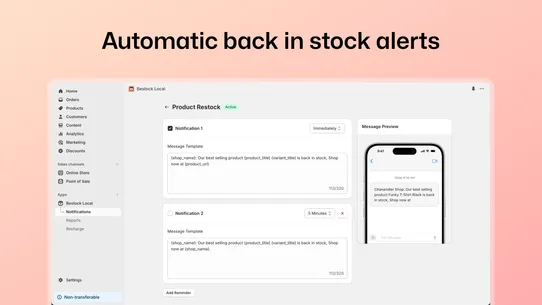 Back in Stock Alerts ‑ Bestock screenshot