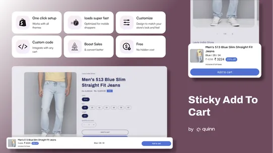 Sticky Add to Cart by Quinn screenshot