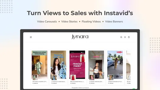 InstaVid Shoppable Videos+Reel screenshot