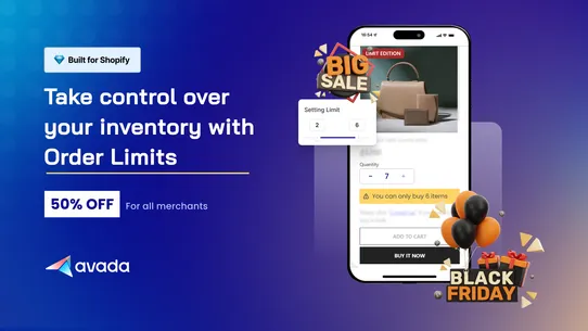 Avada Order Limits Quantity screenshot