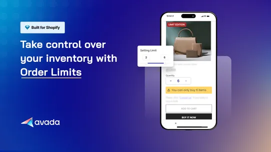 Avada Order Limits Quantity screenshot
