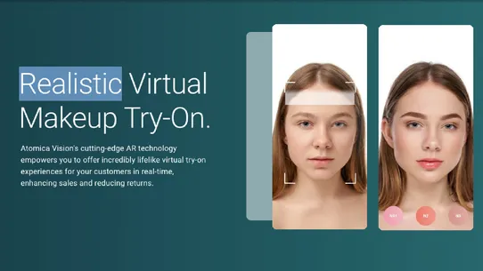 Atomica Vision Virtual Makeup screenshot