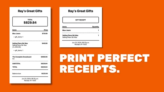 QuickGift Receipts screenshot