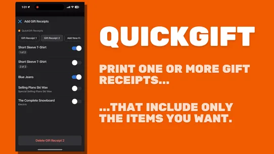 QuickGift: Easy Gift Receipts screenshot