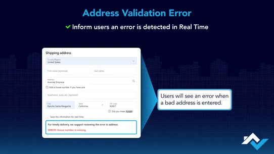 Melissa Address Validation screenshot