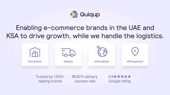 Quiqup: Fulfilment &amp; Delivery screenshot